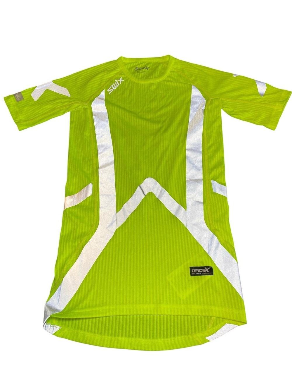 SWIX RaceX Vistech Base Layer Top Size L Large - Yellow Color - Reflectors